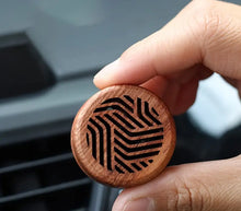 Load image into Gallery viewer, Wooden Essential Oil Car Diffuser