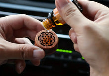 Load image into Gallery viewer, Wooden Essential Oil Car Diffuser