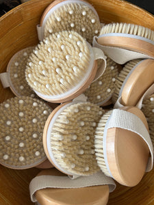 Natural Bristle Body Brush