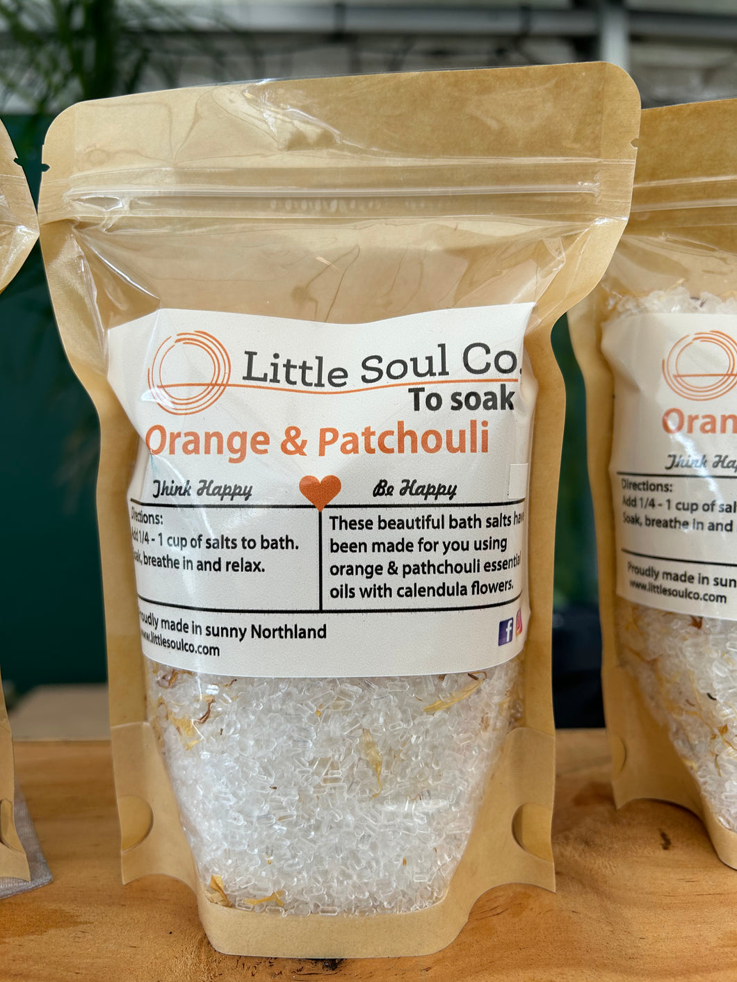 Orange & Patchouli  Aromatherapy Bath Salts